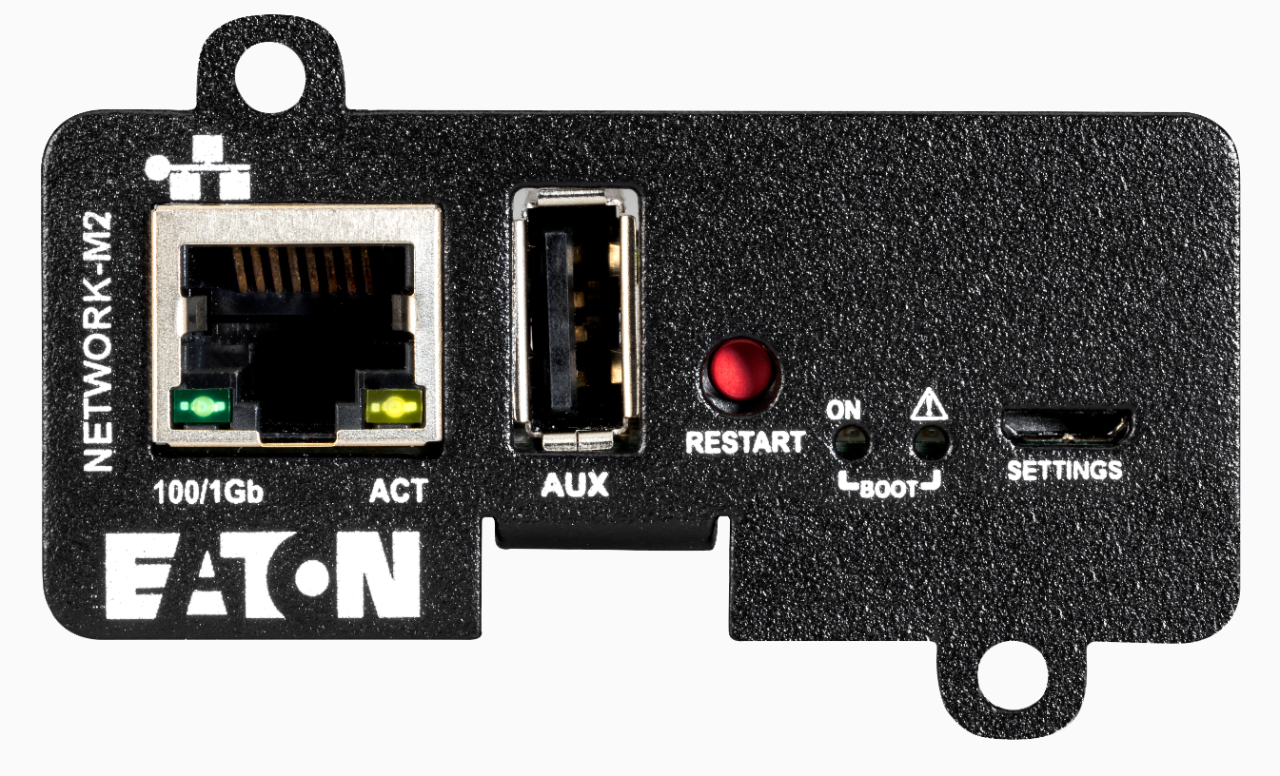 Eaton Gigabit Network Card (front, up-close)