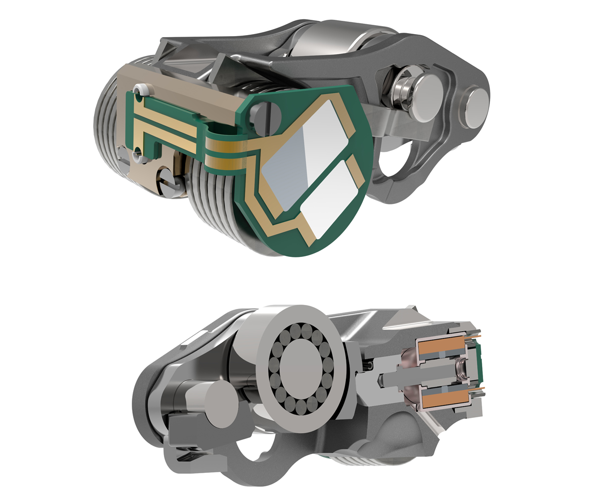 Eaton single roller SRFF CDA elatch with cut away