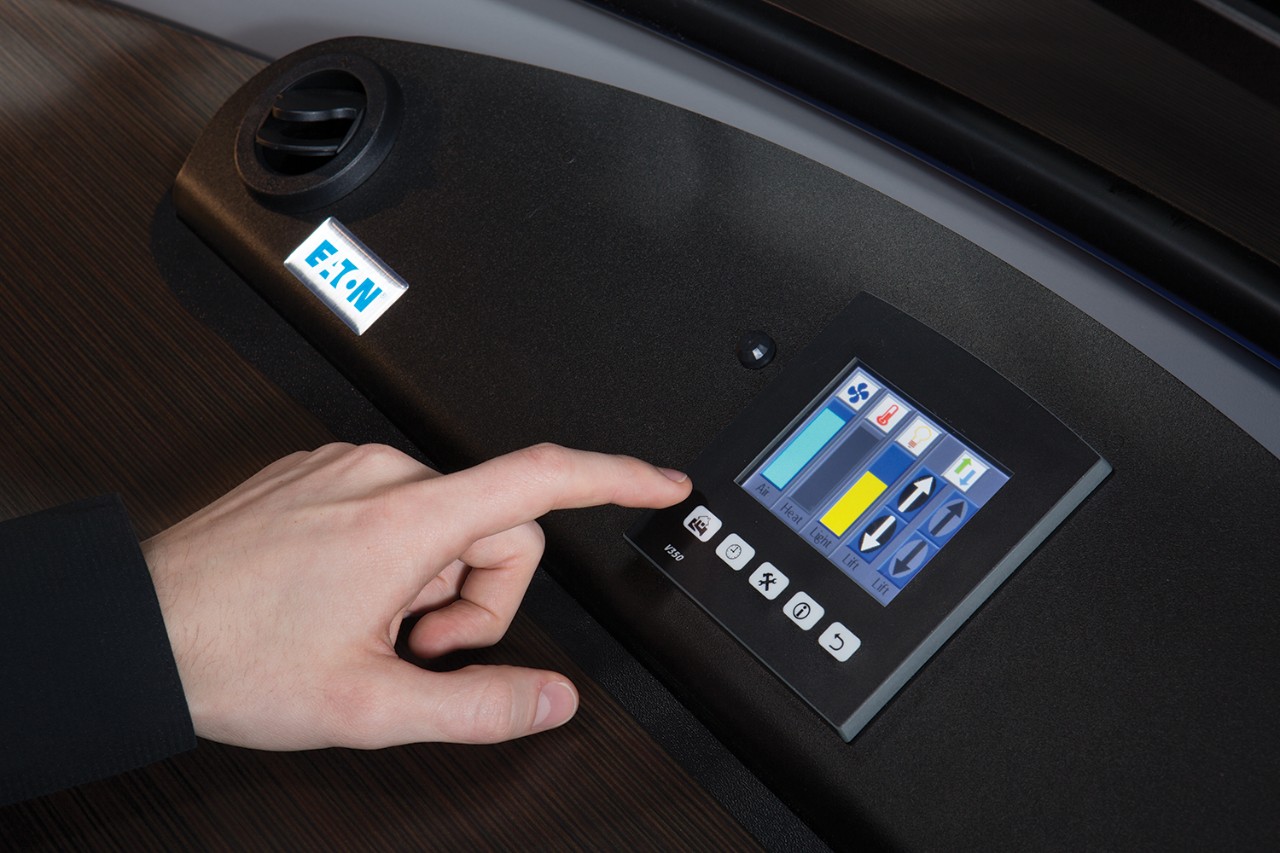 Personal environment system for security desk