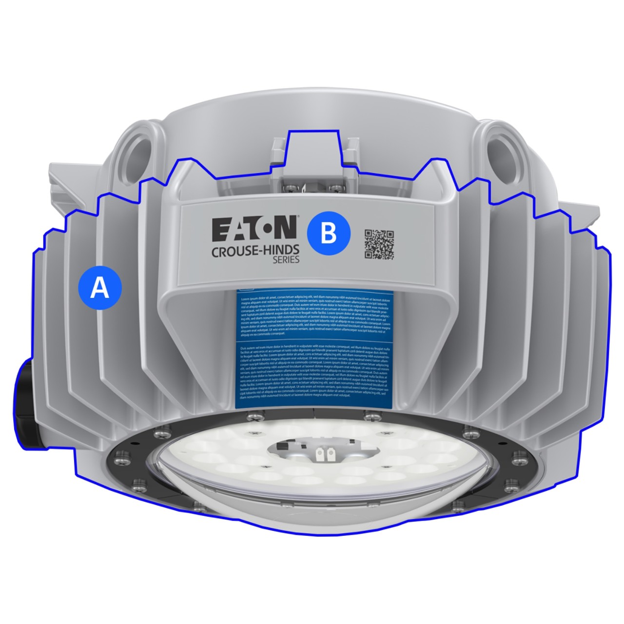 Champ Pro PVML LED M2 3L-7L light fixture - engine callout
