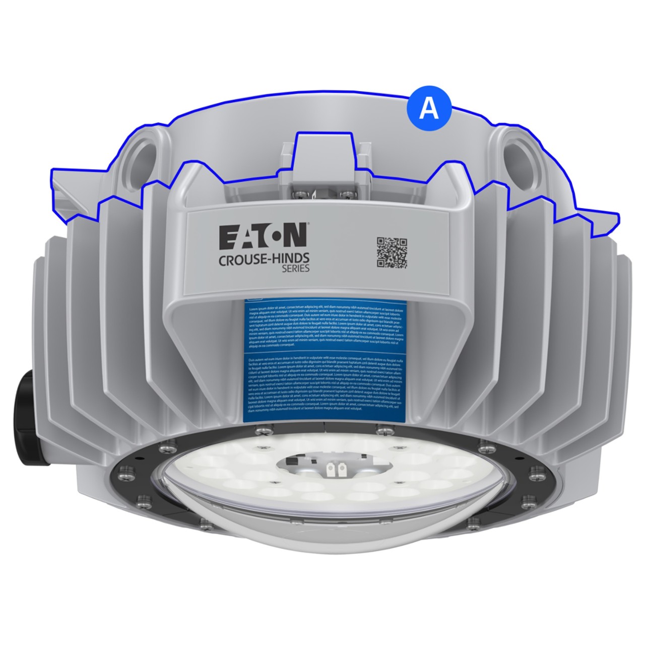 Champ Pro PVML LED M2 3L-7L light fixture - tophat callout
