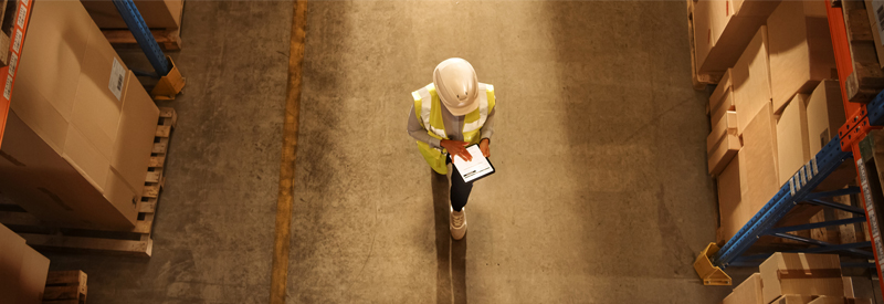 Occupancy sensing in a warehouse
