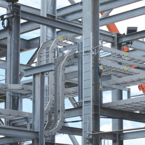 Marine rung cable tray