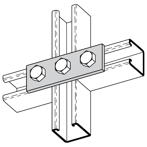 Three Hole Splice Plate