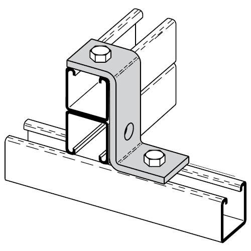 Two Hole Offset Z-Support for B62A