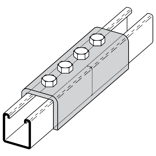 Four hole splice clevis for B62