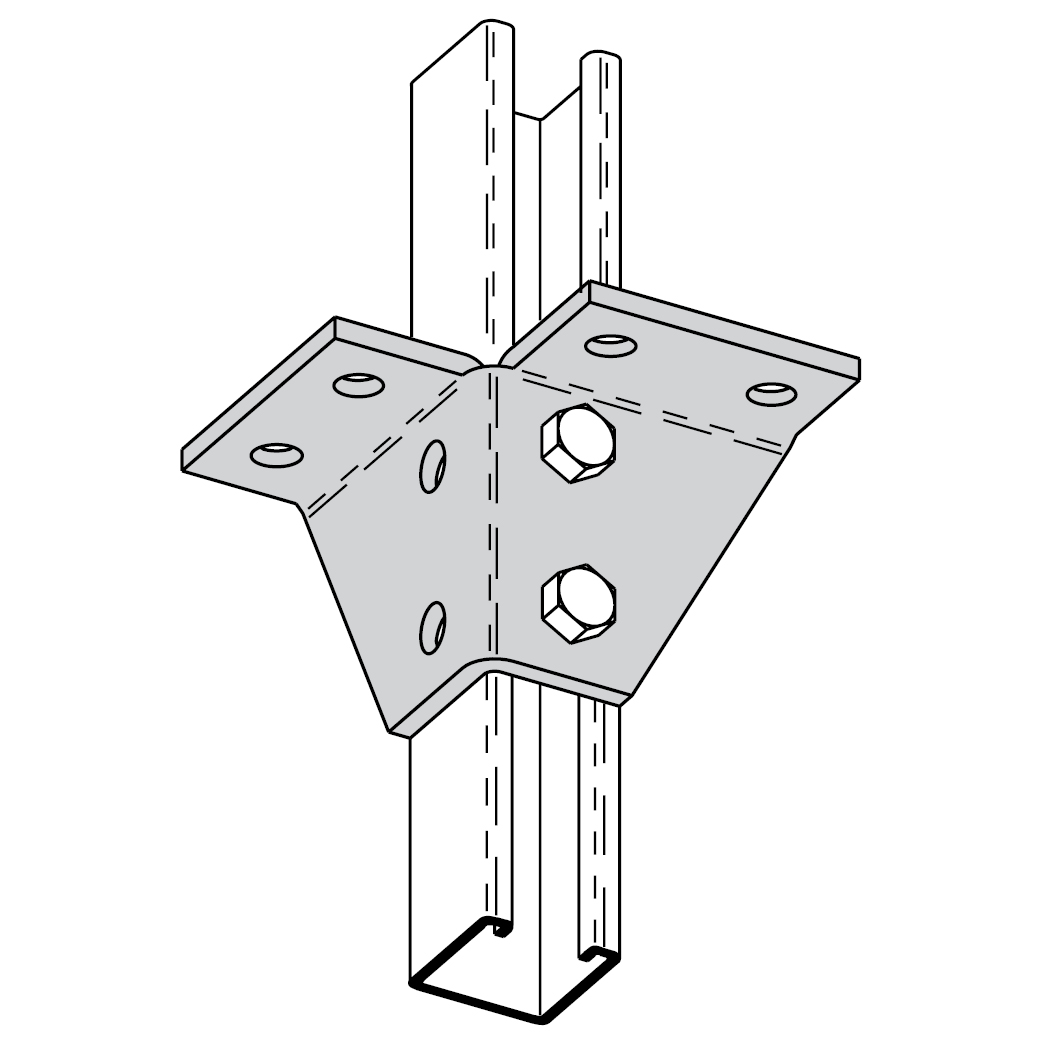 Eight hole wing connection