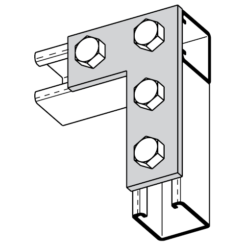 Four Hole Corner Plate