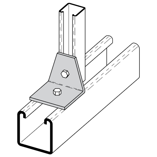 Two Hole 90˚ Adapter Angle