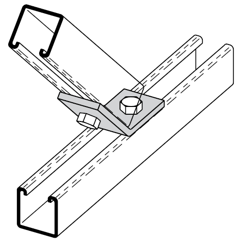 B6147-B6152, B6154 and B6162-B6165 Two Hole Open Angle
