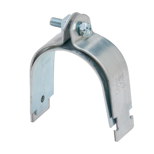 strut mounted pipe clamp