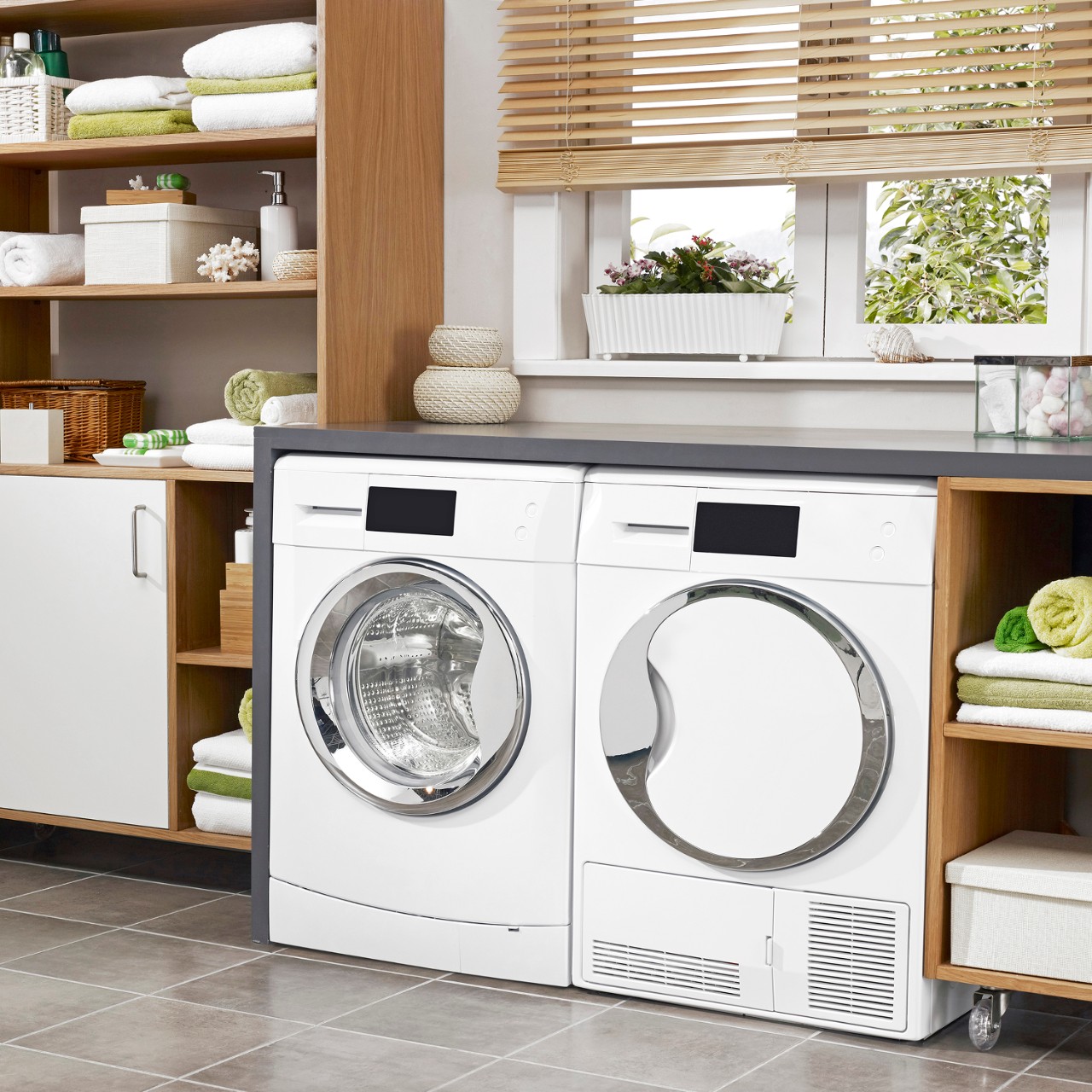 modern laundry room