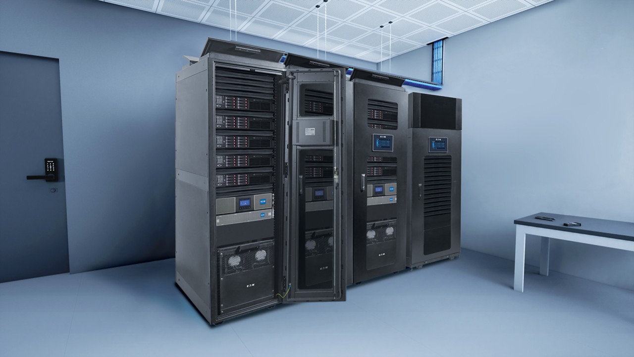 Eaton self-cooling rack enclosures