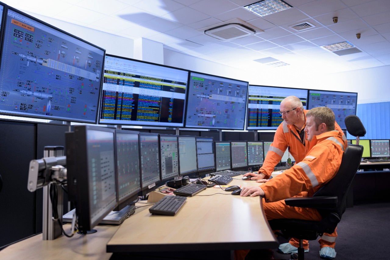 two workers control room gas fired power station getty 650168975