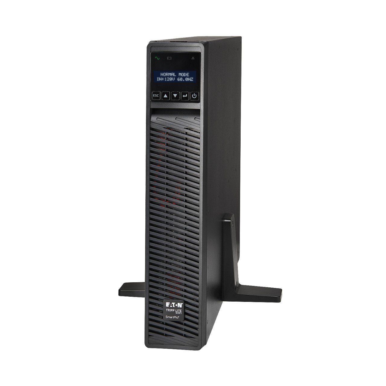 Front Left Panel View of SMART1500RMXL2U in Tower Mode 