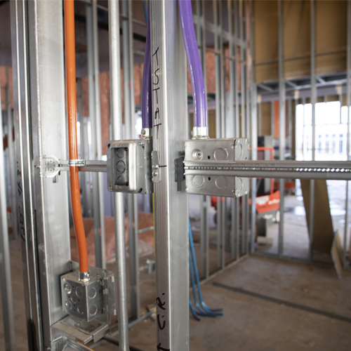 Ruff-IN prefab electrical outlet boxes