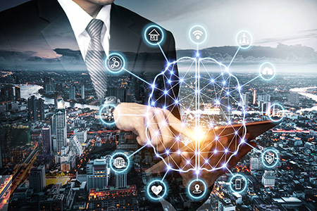 Real time connectivity graphic