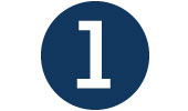 icon blue number 1
