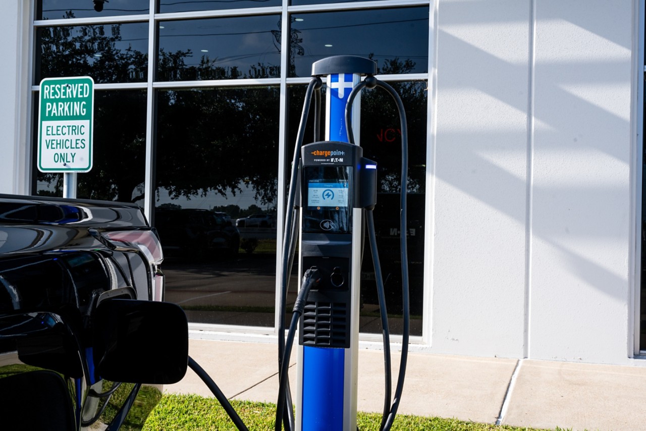 electric car parking