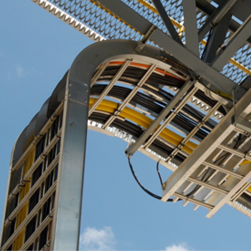 metallic cable tray application