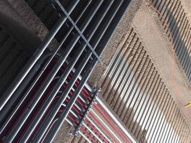 Conduit trapeze support hanger application