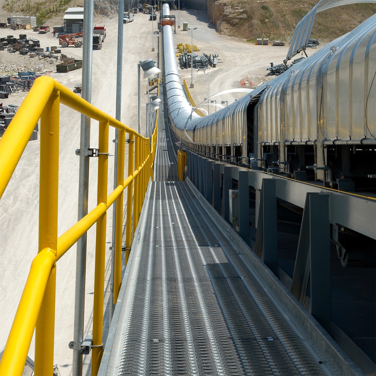 B-Line series safety grating at mining plant