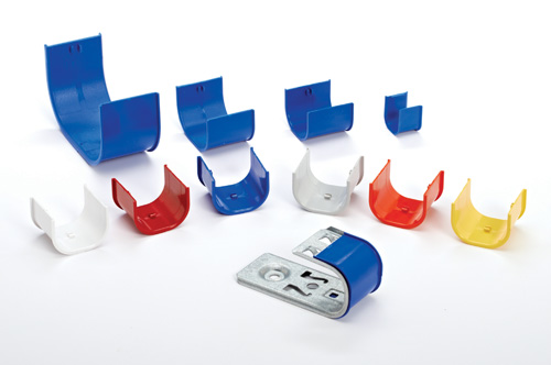 Cable hook colored id clip