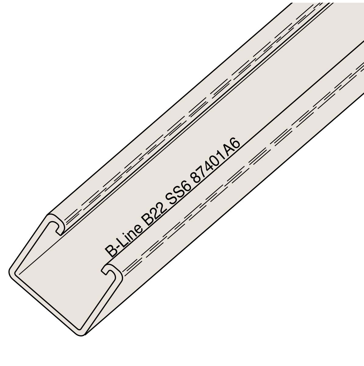 strut channel material identification