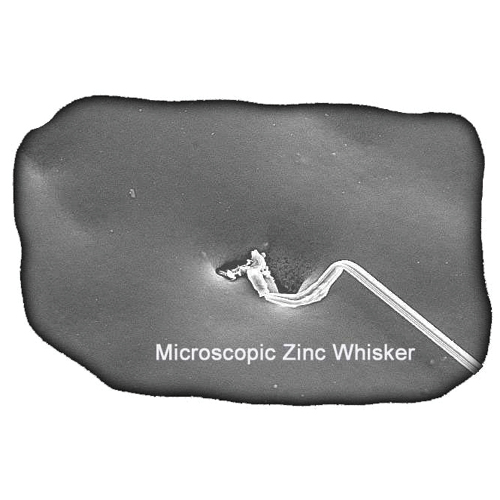 Microscopic Zinc Whisper