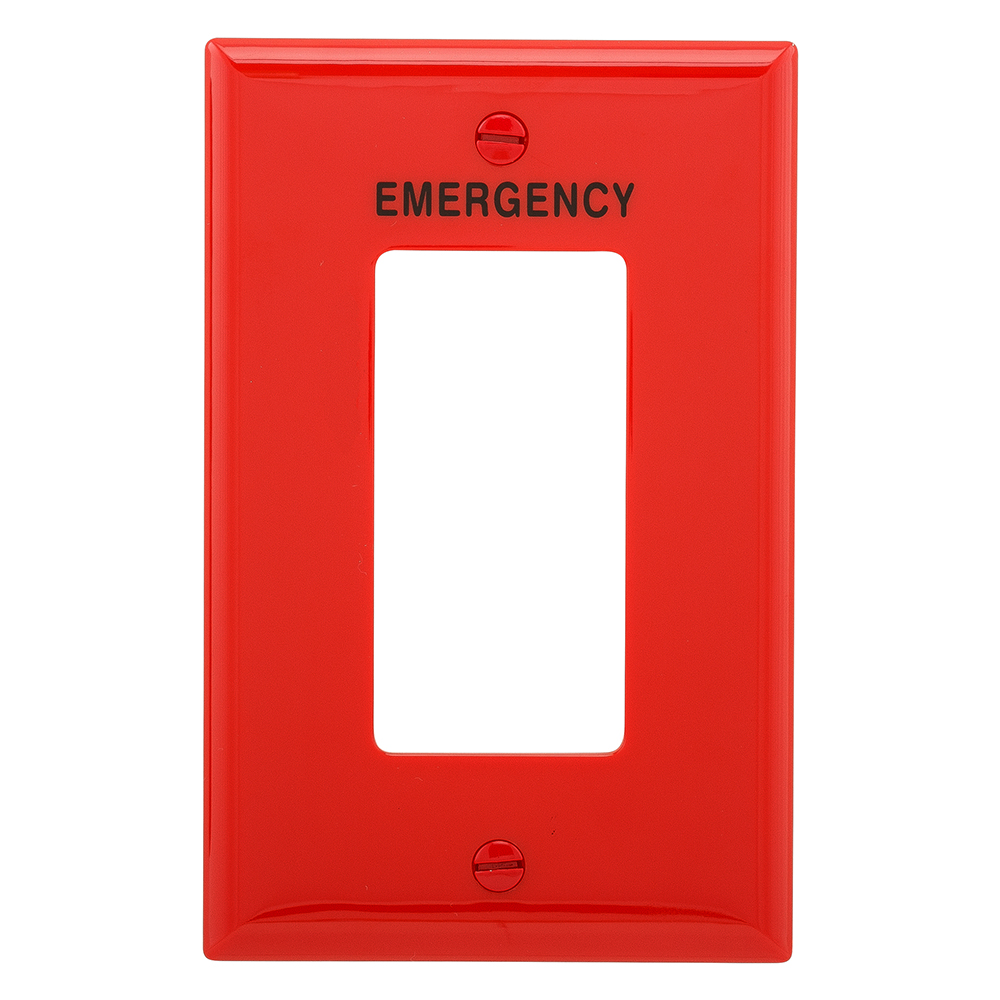 Emergency Wallplate PJ26EMRD