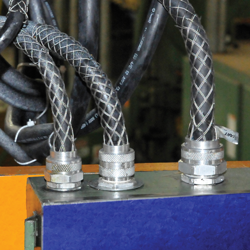 Crouse-Hinds Wire Mesh Grip – Application Example